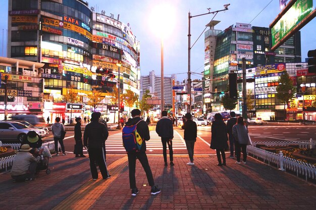 Tokyo cityscape showing busy urban lifestyle